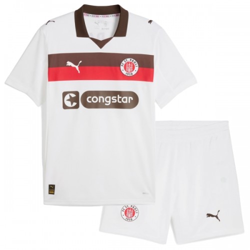 Ensemble Maillot St Pauli Exterieur 2025-26 Enfant Ensemble Maillot St Pauli Exterieur 2025-26 Enfant